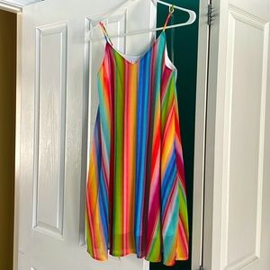 Pink Lily bright multicolor sundress. New without tags.